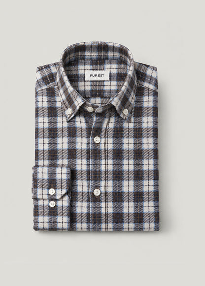 Camisa Polo B.D. Cuadro Marron