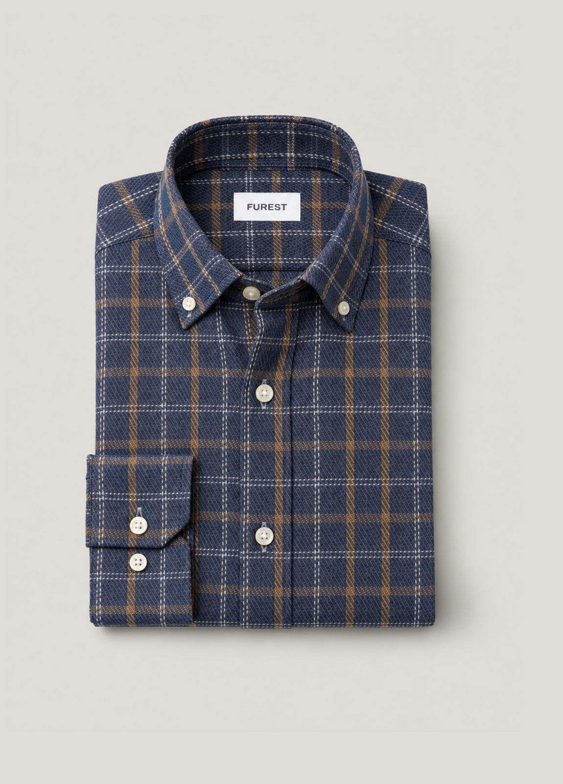 Camisa Polo B.D. Cuadro Gris