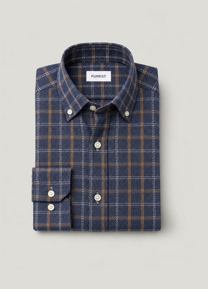 Camisa Polo B.D. Cuadro Gris