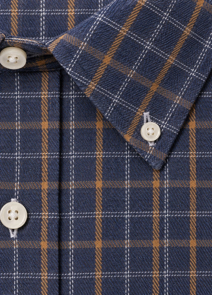 Camisa Polo B.D. Cuadro Gris