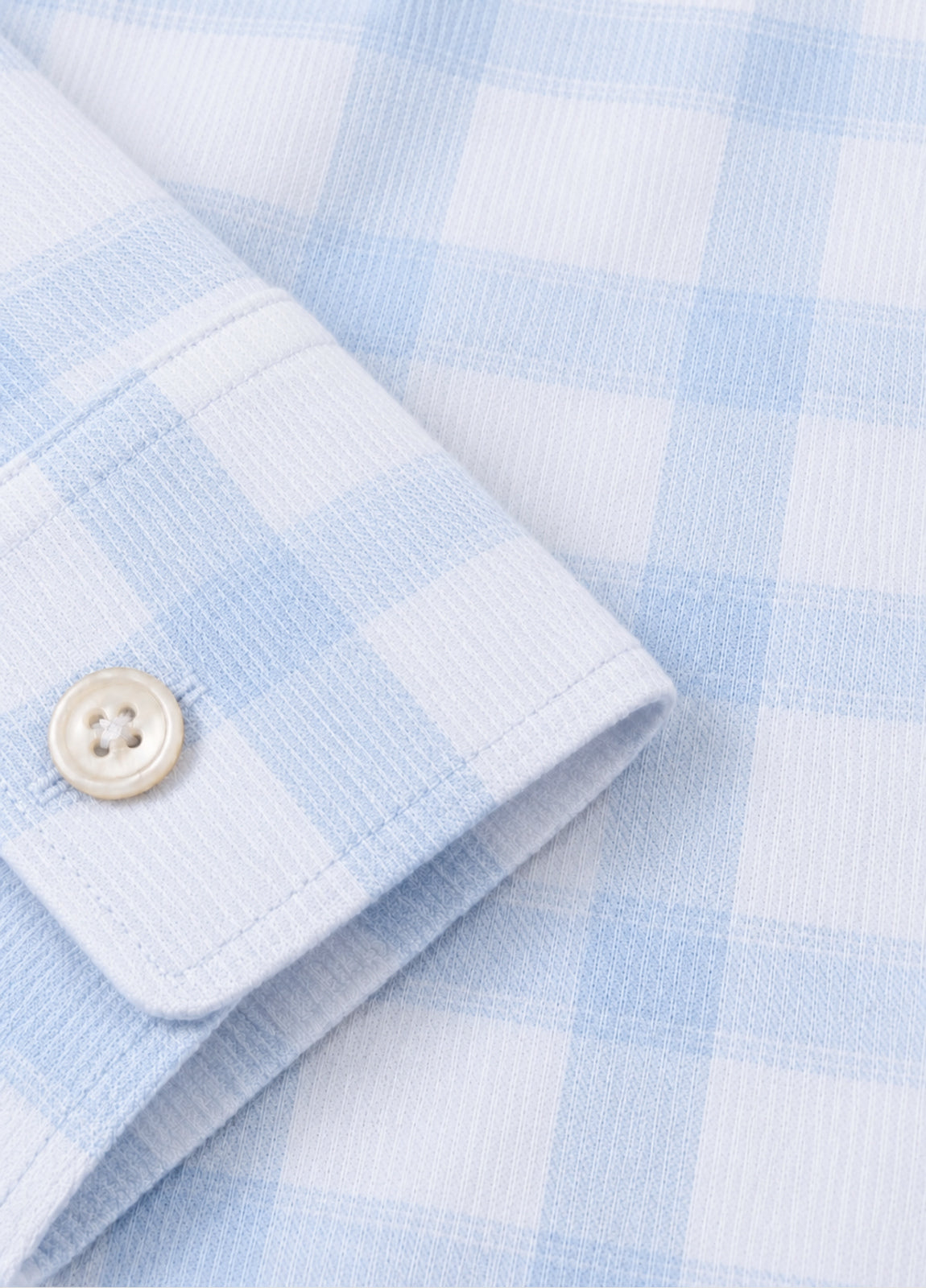 Camisa Polo B.D. Cuadro Celeste