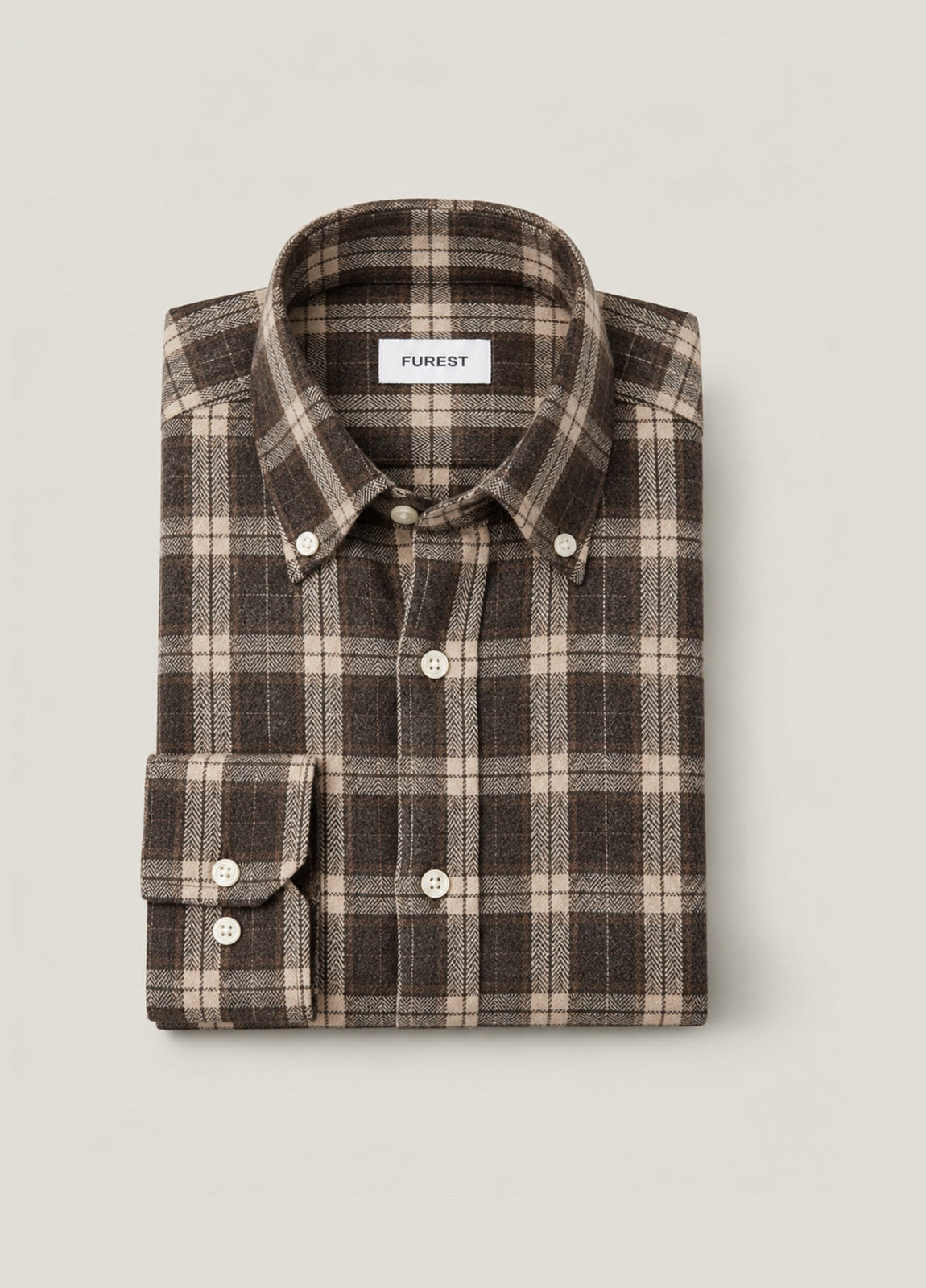 Camisa Polo B.D. Cuadro Marron