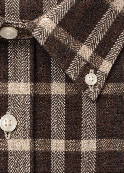 Camisa Polo B.D. Cuadro Marron