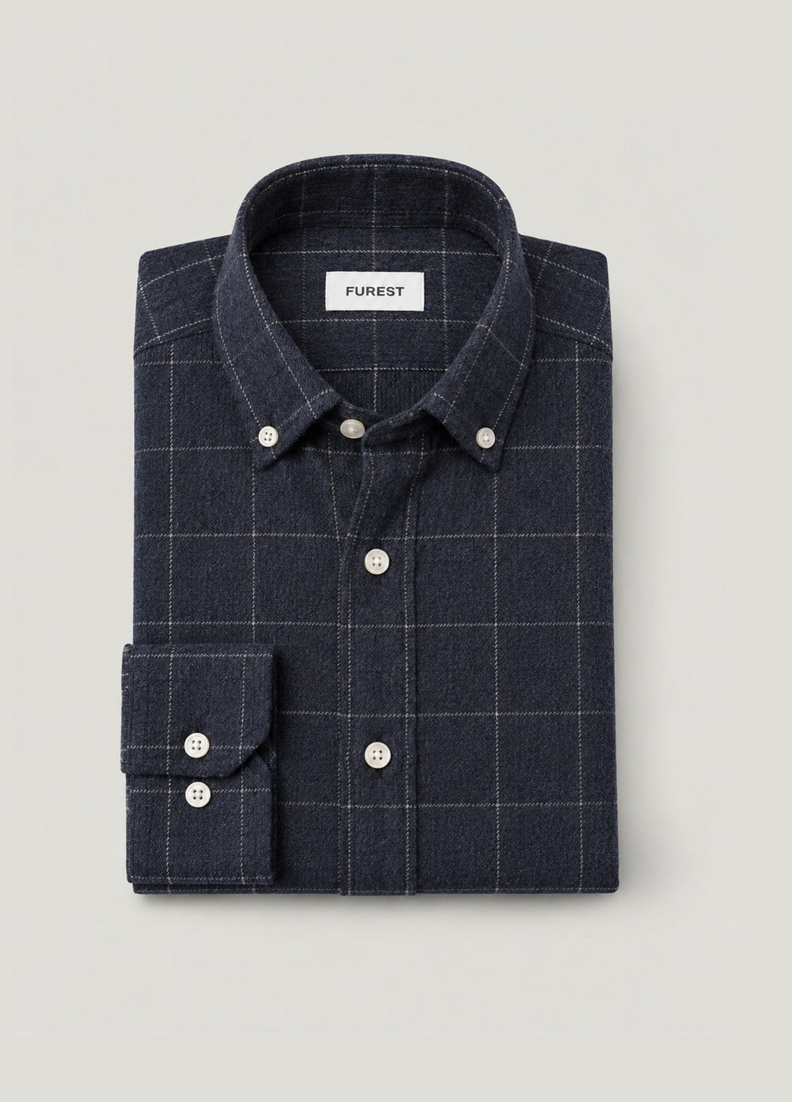 Camisa Polo B.D. Cuadro Gris