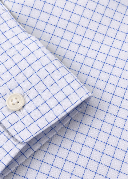 Camisa Regular Cuadro Azul