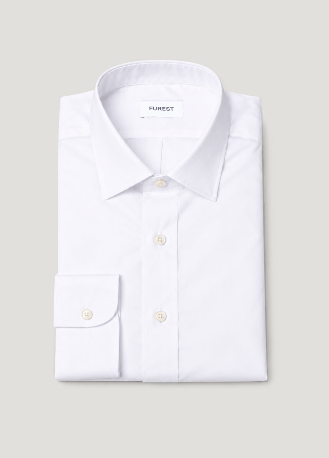 Camisa Regular Lisa Blanca