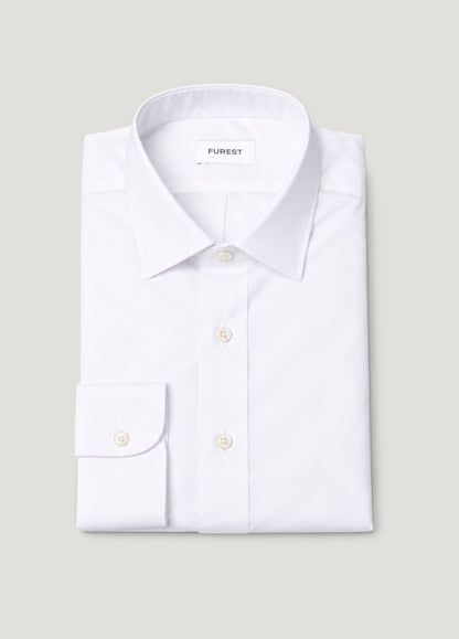 Camisa Regular Lisa Blanca
