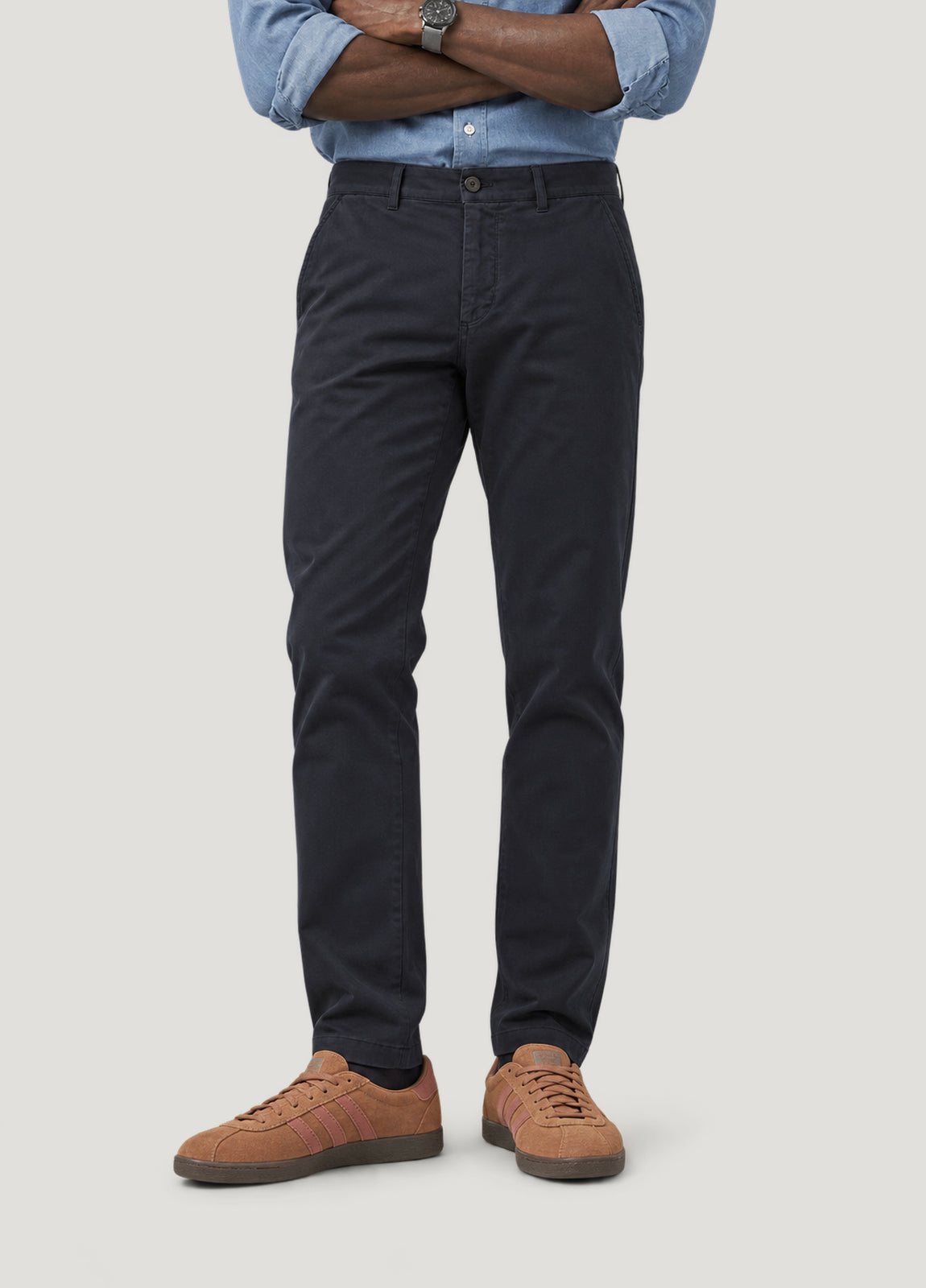 Pantalón chino premium marino