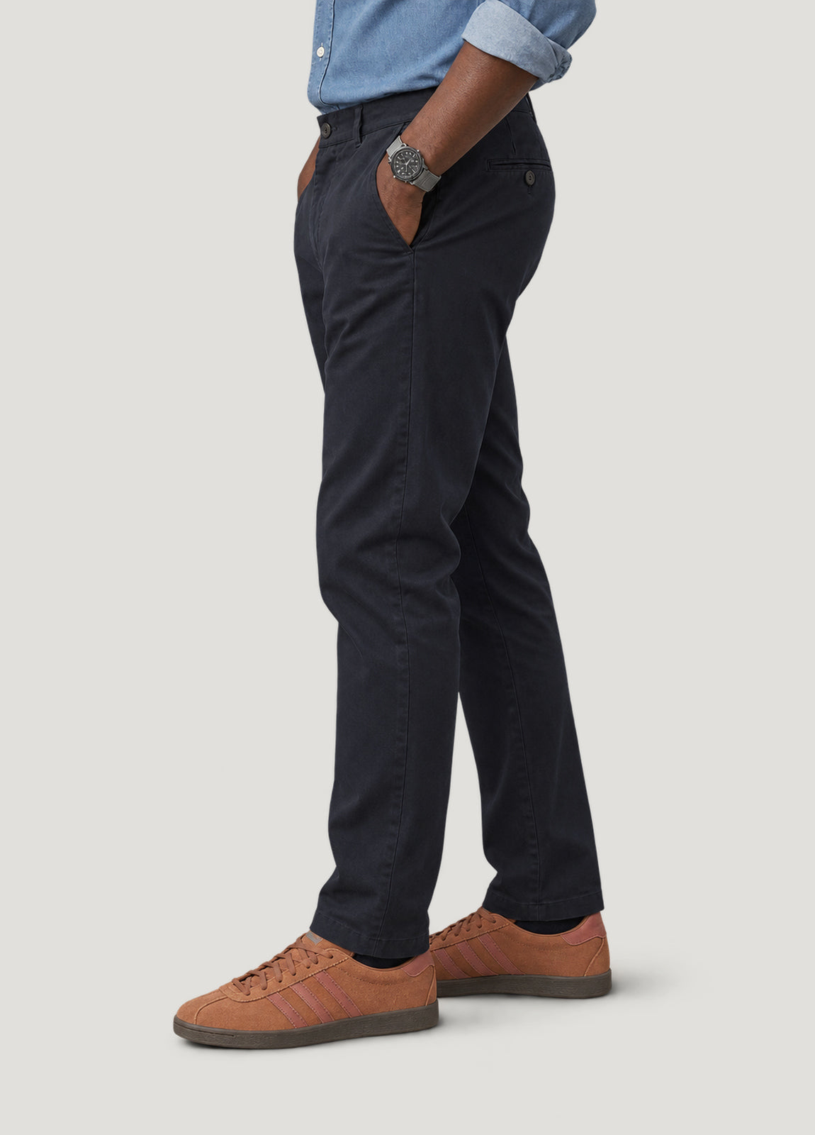 Pantalón chino premium marino