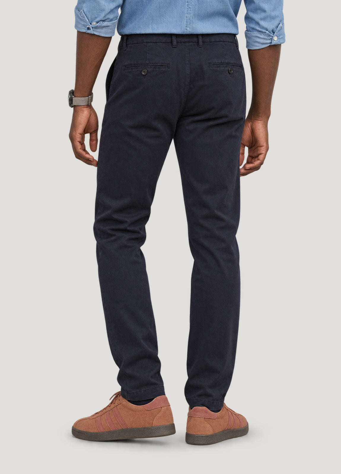 Pantalón chino premium marino