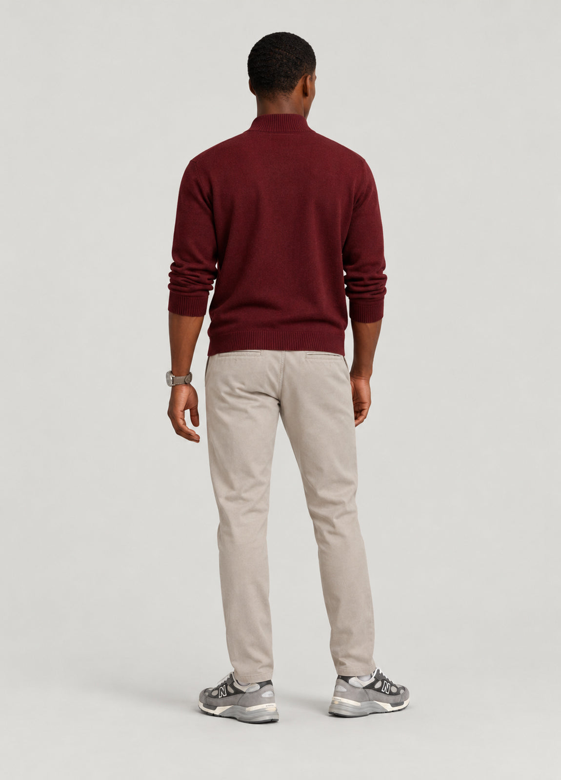 Jersey cuello zip teja