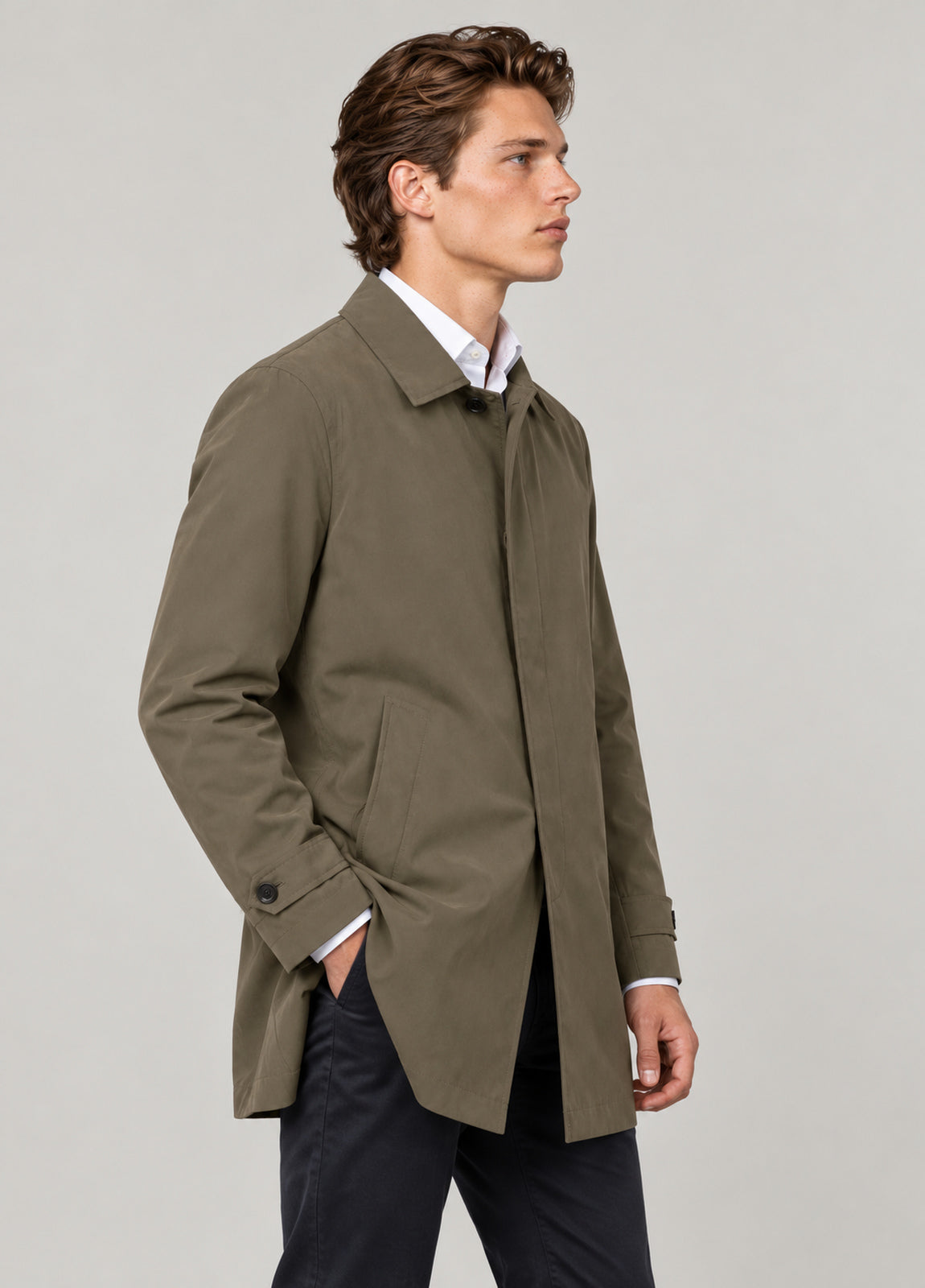 Trench kaki