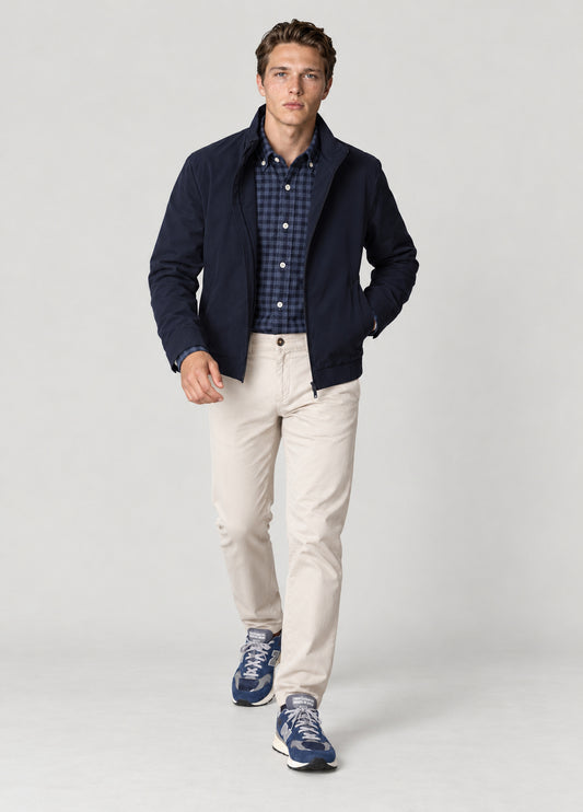 Cazadora zip up waterproof marino
