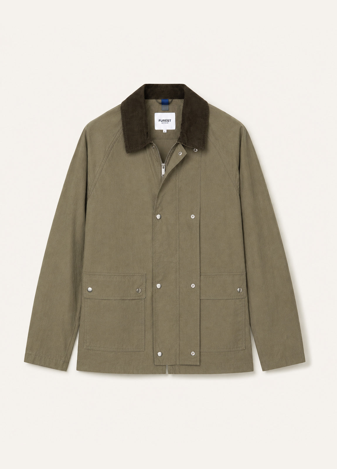 Chaqueta con bolsillos kaki