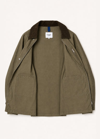 Chaqueta con bolsillos kaki