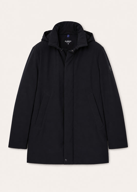 Parka acolchada marino