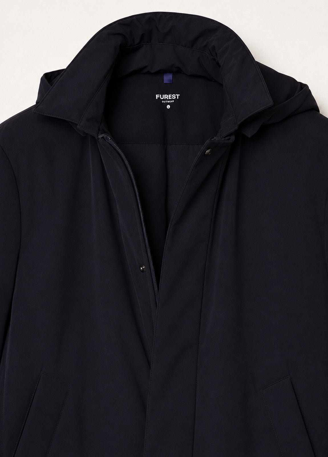 Parka acolchada marino