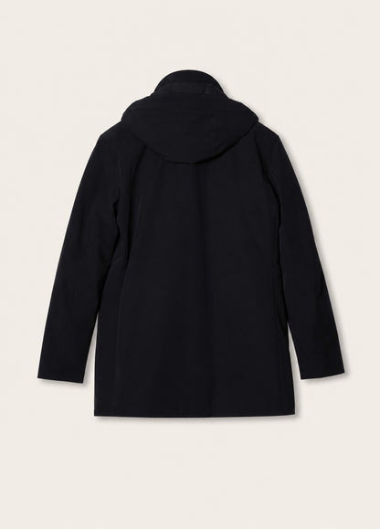 Parka acolchada marino