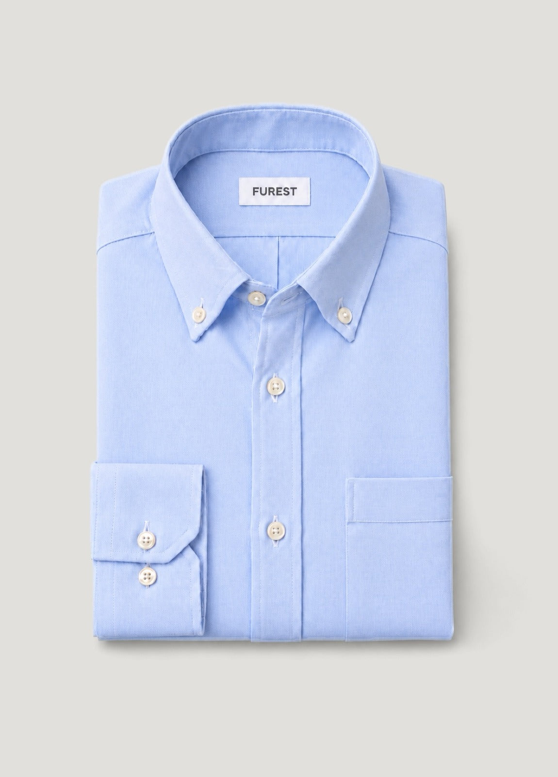 Camisa pin point celeste