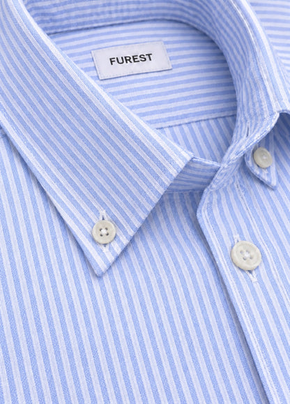 Camisa oxford raya celeste