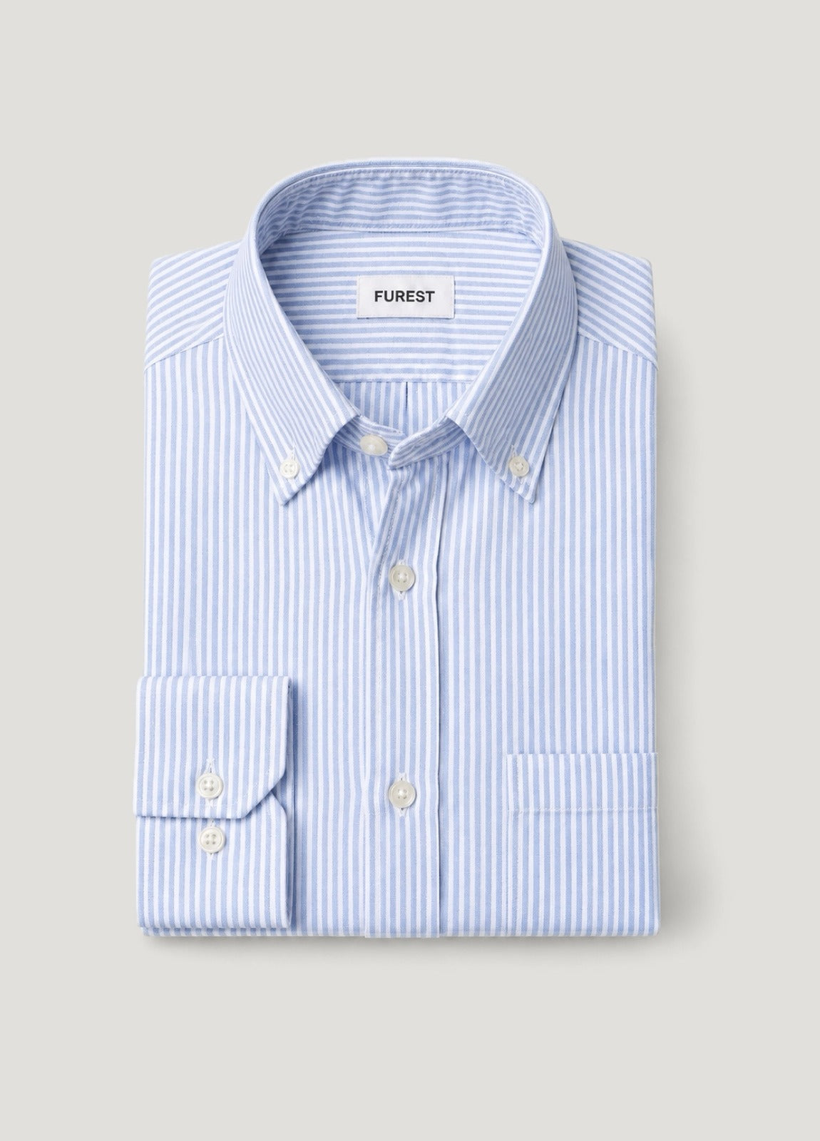 Camisa oxford raya celeste