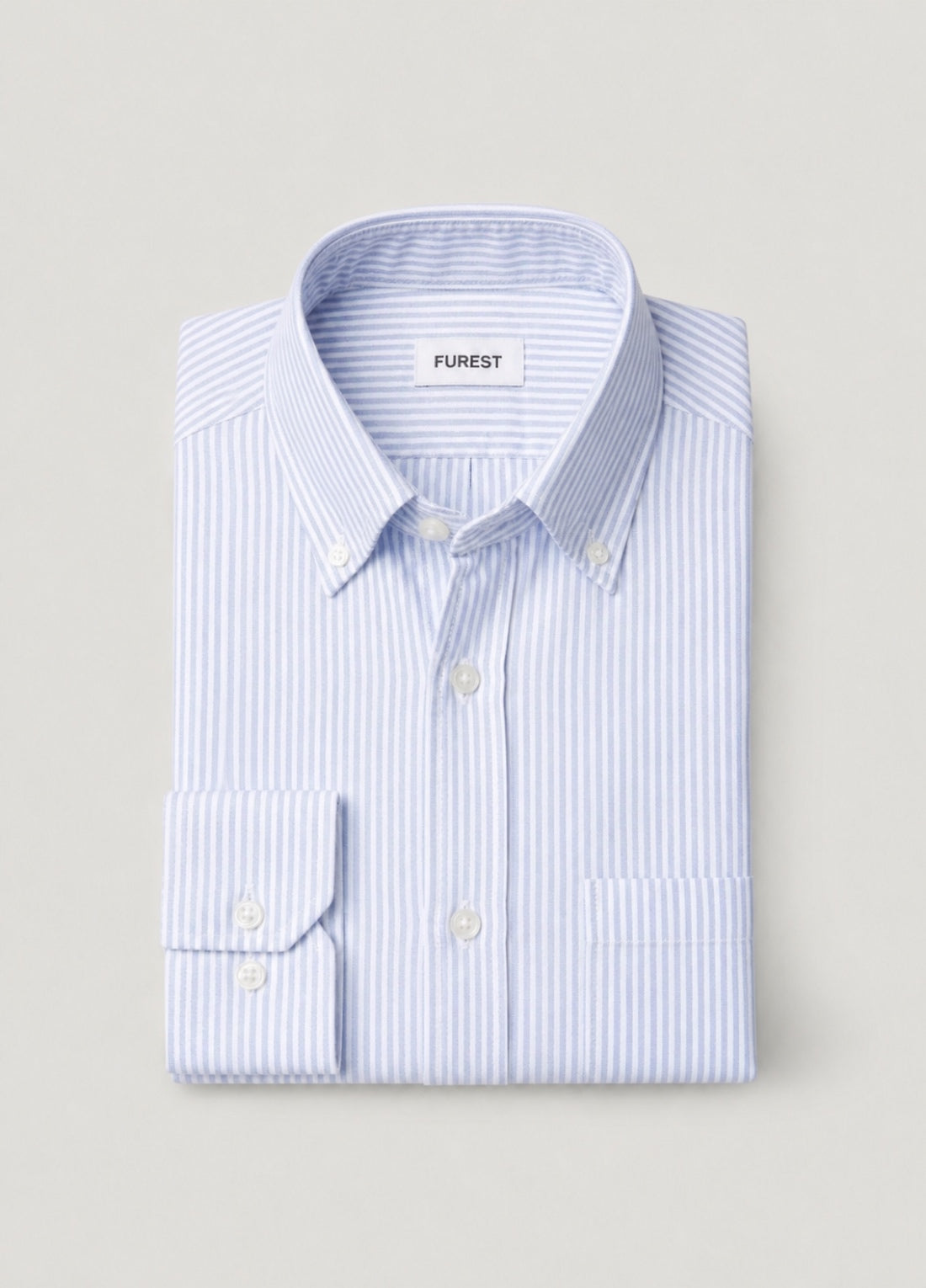 Camisa oxford raya celeste