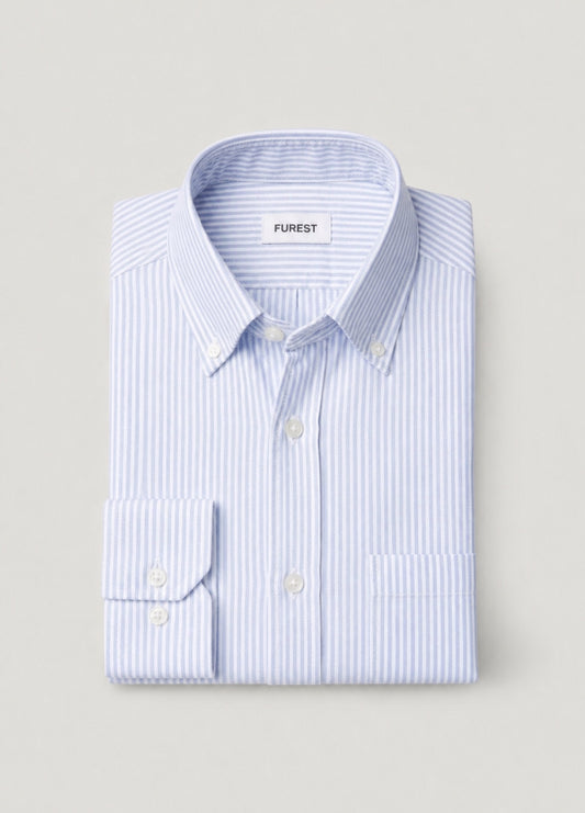 Oxford shirt light blue stripe