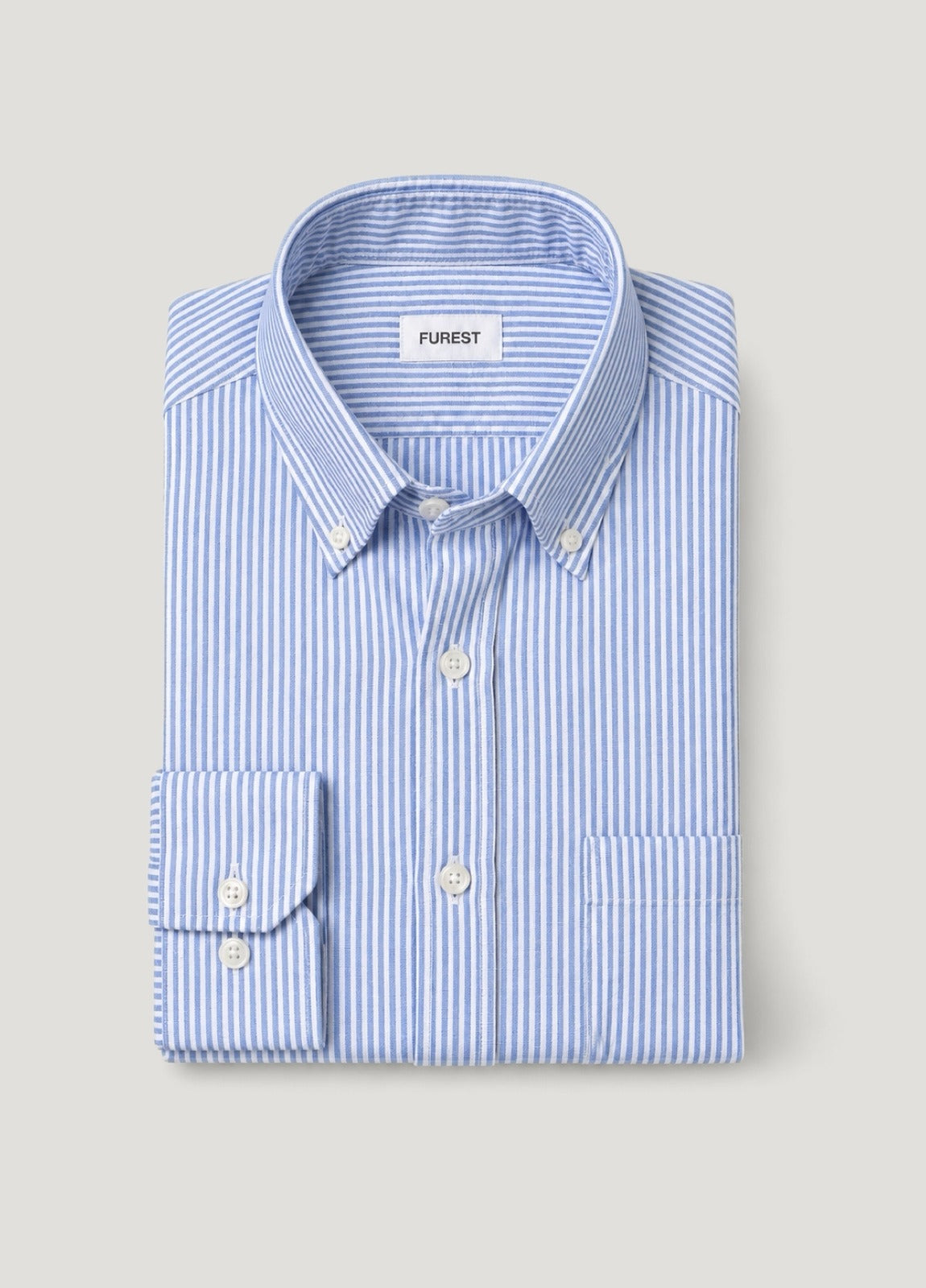 Camisa oxford raya azul
