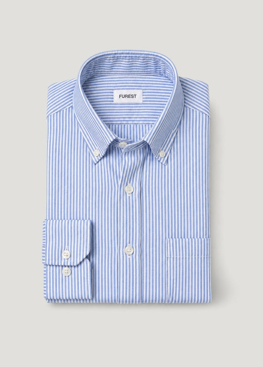 Camisa oxford raya azul