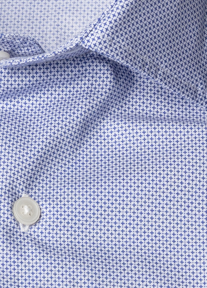 Camisa sport dibujo azul