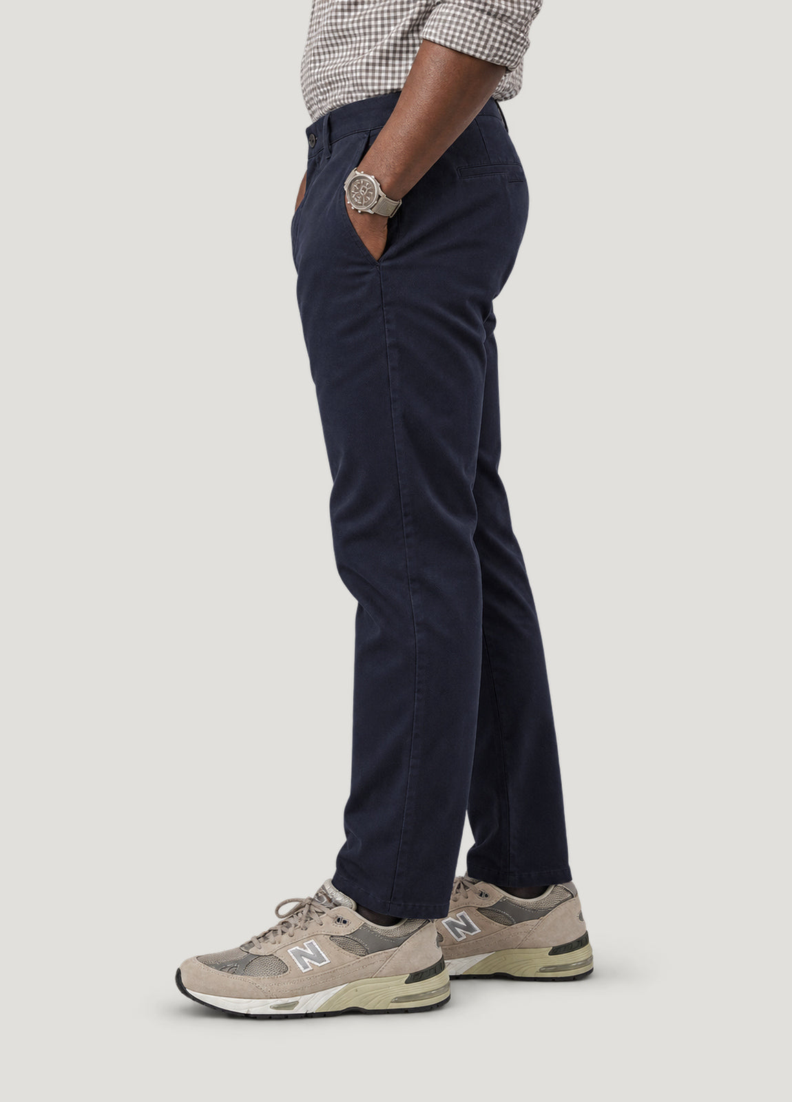 Pantalón chino regular marino