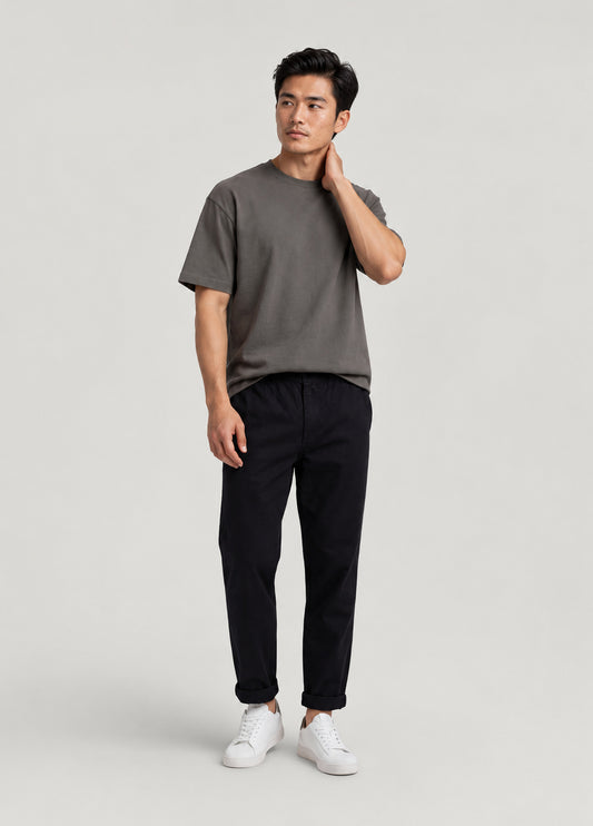 Pantalón jogger algodón marino