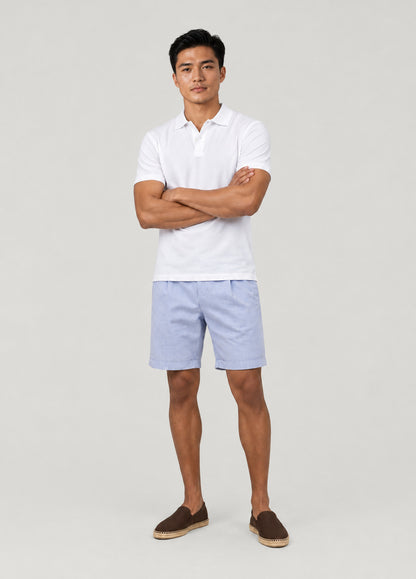 Bermuda seersucker azul