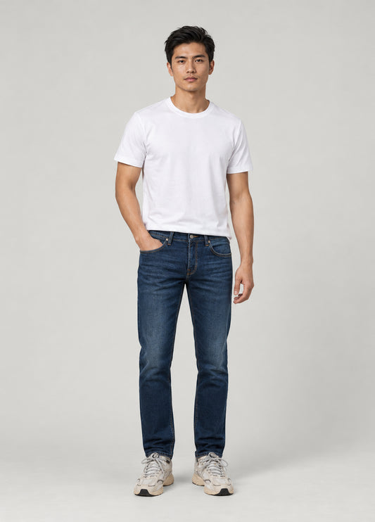 Pantalón tejano denim azul oscuro