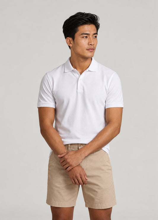 Polo punto blanco