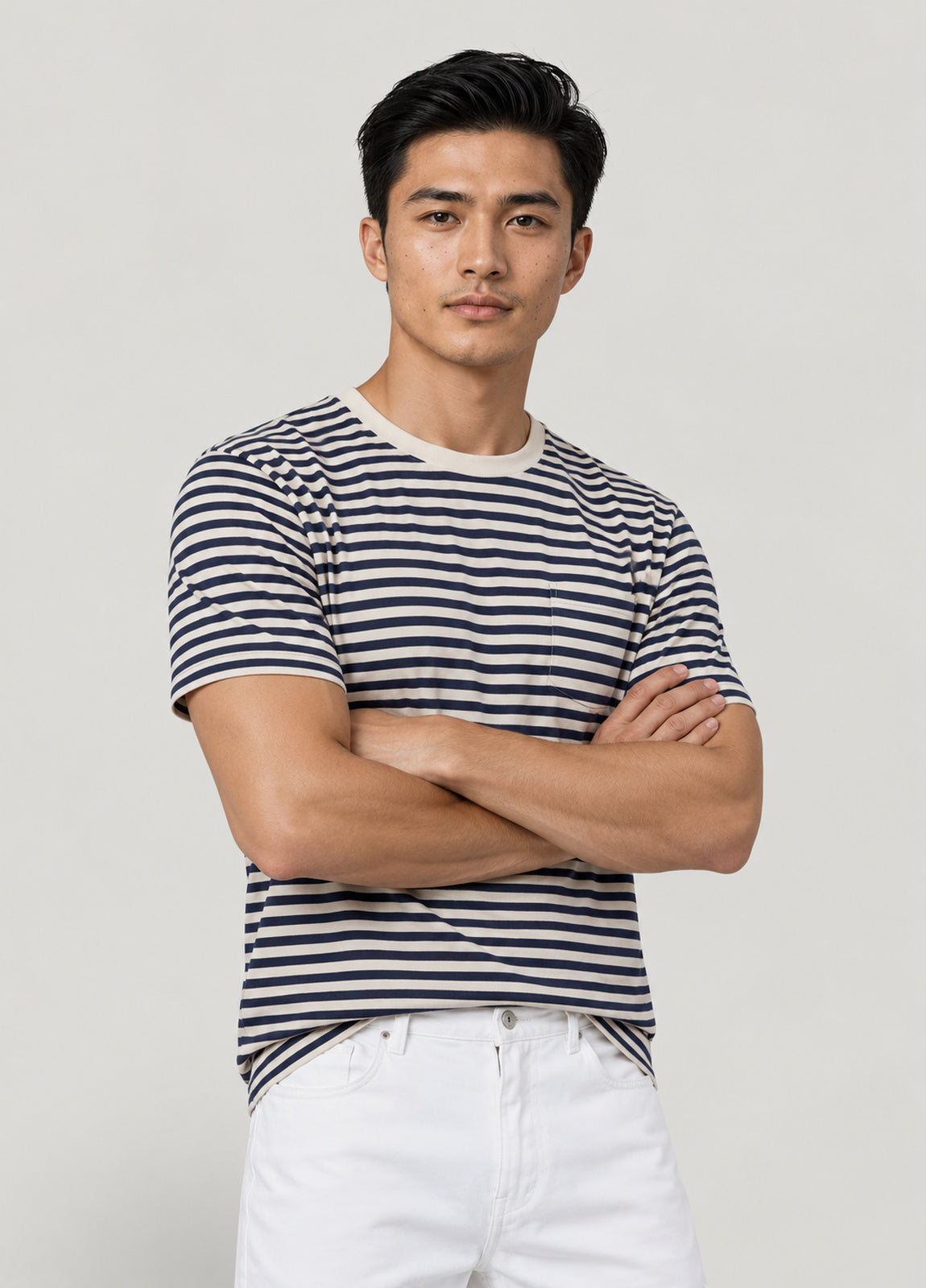 Camiseta rayas marino