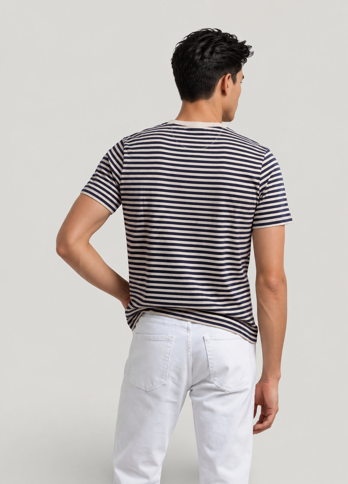 Camiseta rayas marino