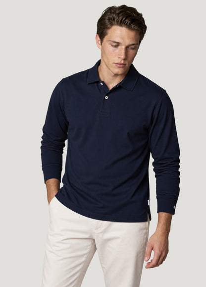 Jersey Polo L/S Jersey 2 Botones Navy