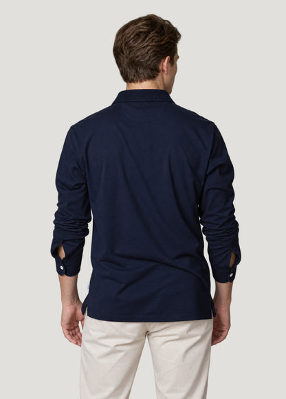 Jersey Polo L/S Jersey 2 Botones Navy