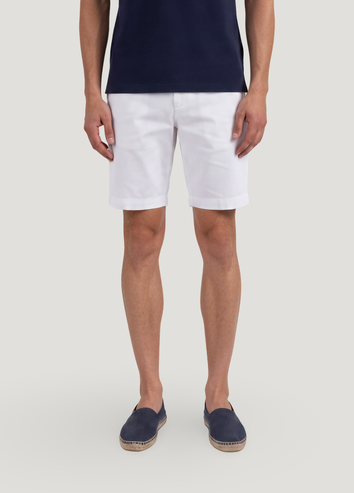 Bermuda algodón blanco