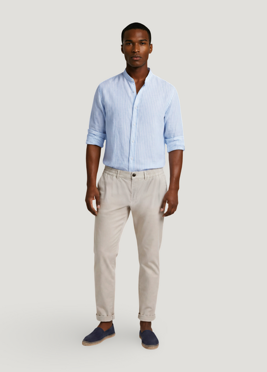 Pantalón smart chino crudo