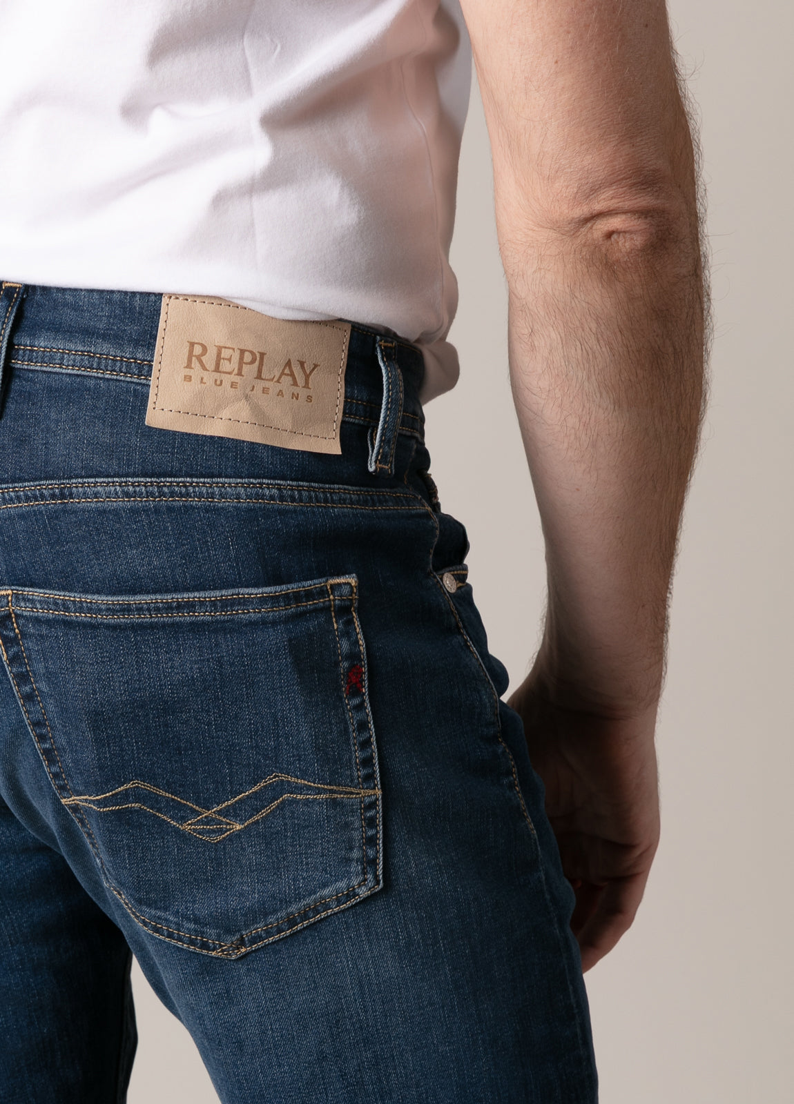 Pantalón tejano denim azul oscuro