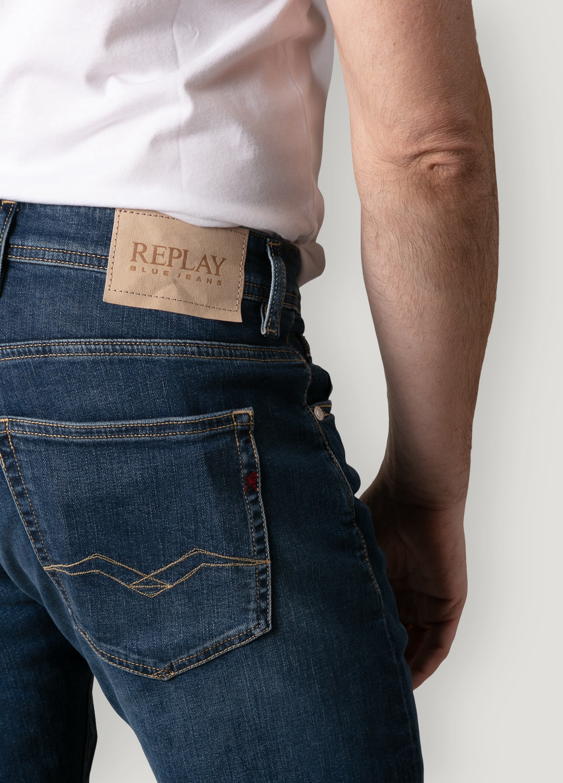 Pantalón tejano denim azul oscuro