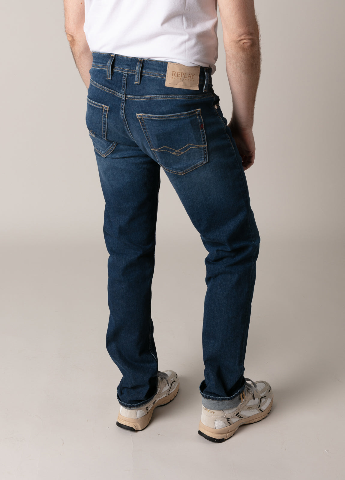 Pantalón tejano denim azul oscuro