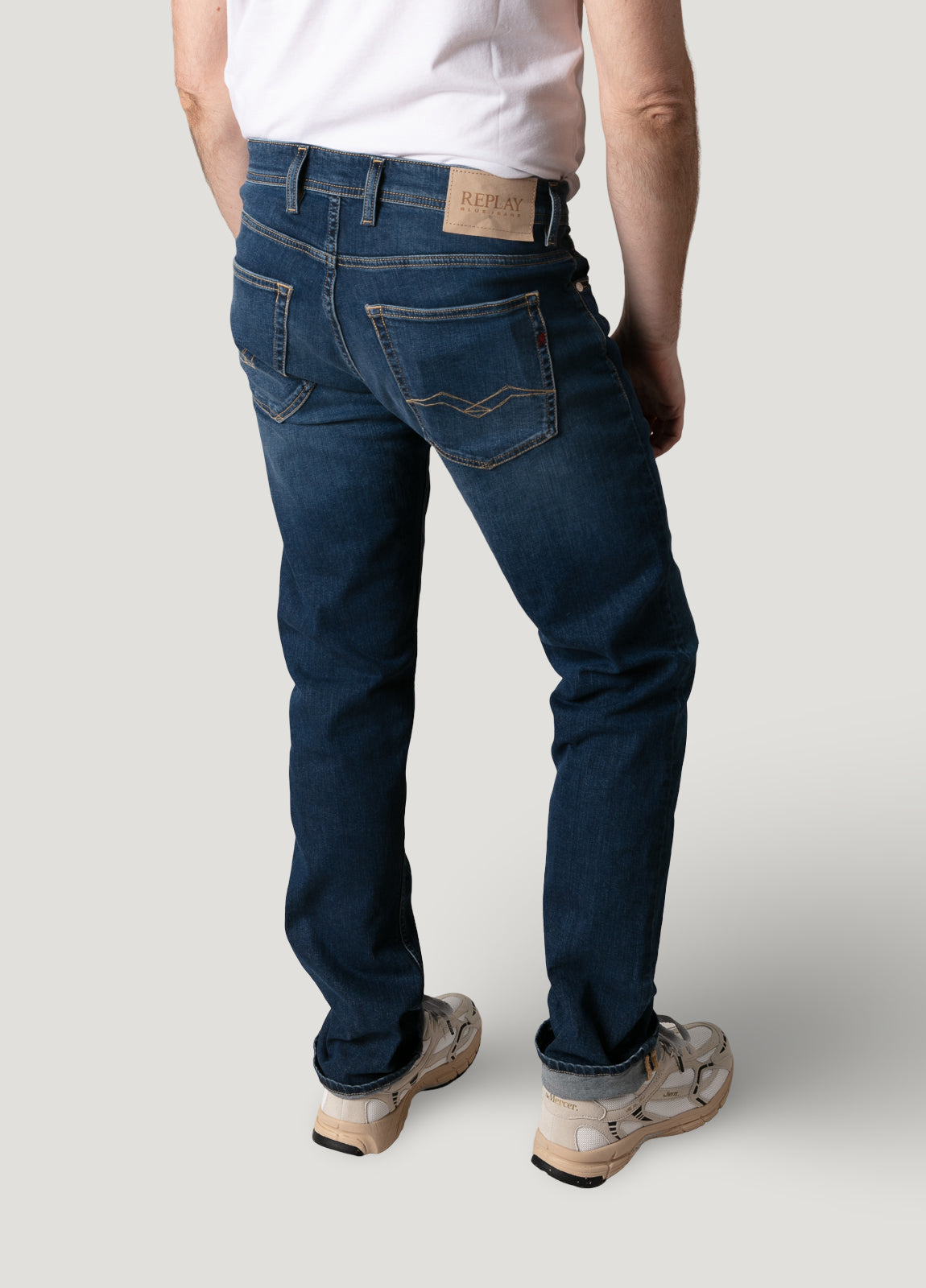 Pantalón tejano denim azul oscuro