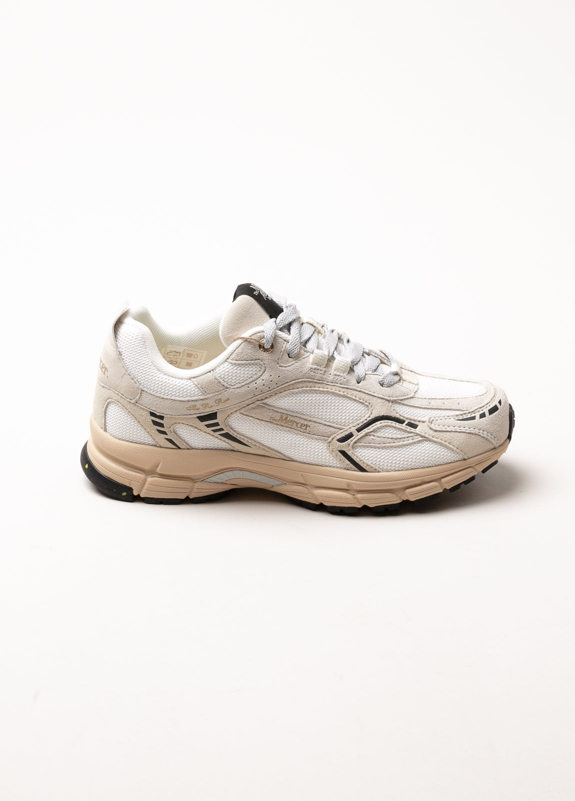 Sneaker beige y blanco