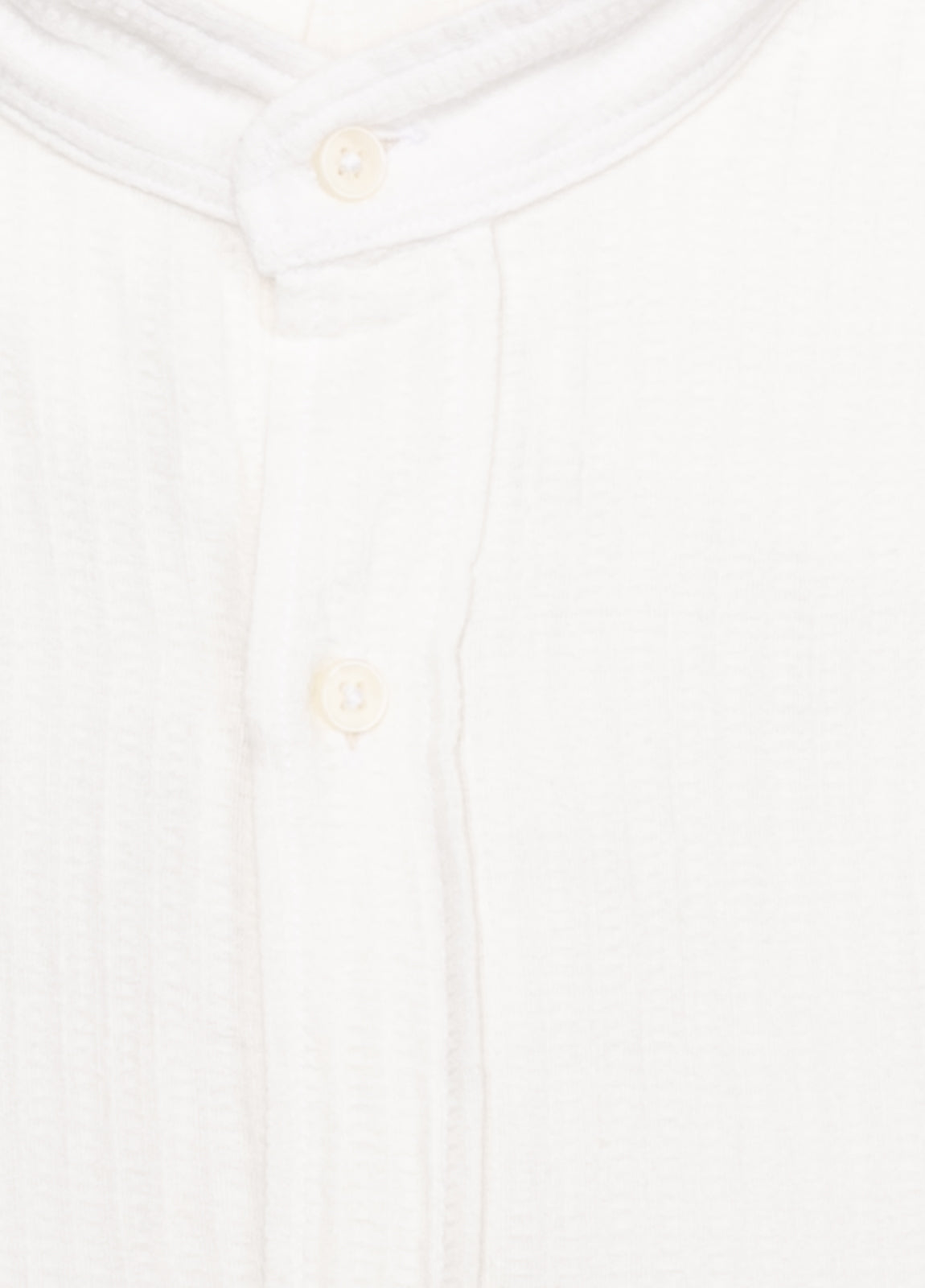 Off-white grandad collar shirt