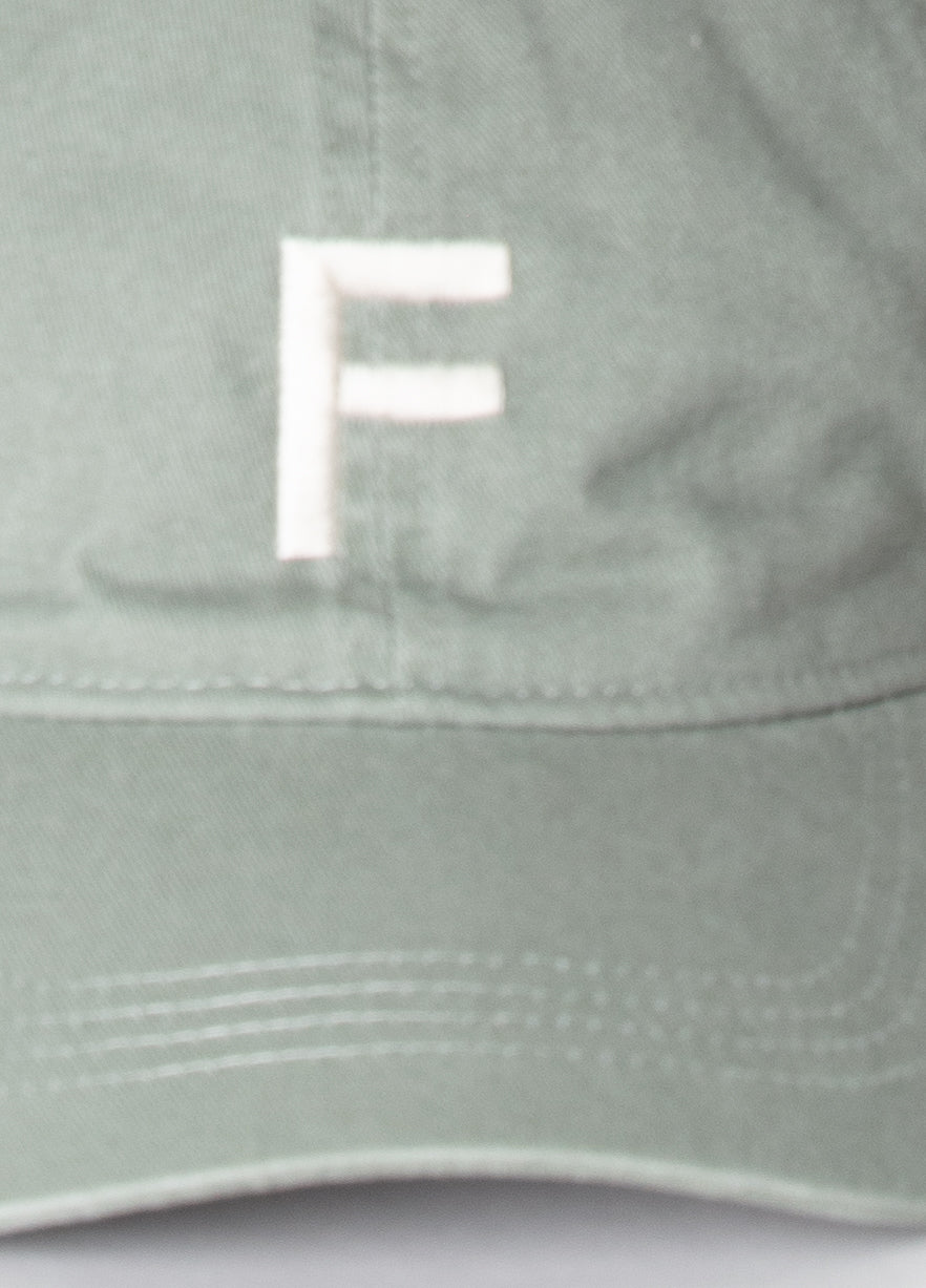 Gorra algodón verde
