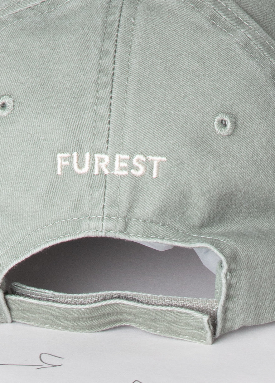 Gorra algodón verde