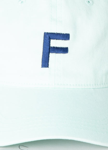 Mint green cotton cap